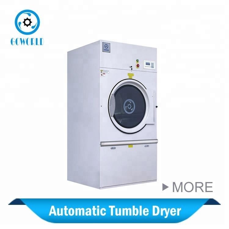 15kg gas heating commercial drying machine for linens,fabric,jeans