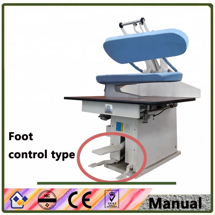 Utility laundry press machine Manual control utility press