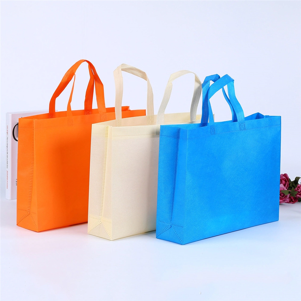 Guangdong pp nonwoven factory 100% pp nonwvoen bag custom made with color and printed
