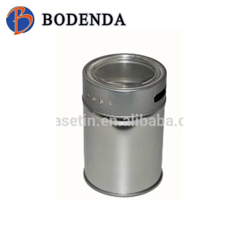 spice packaging containers, spice shaker tin, glass top tin boxes for spices