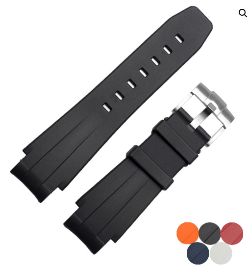 20mm 21mm 22mm 28mm Silicon rubber wrist watch strap