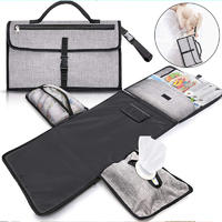 Eco-friendly Baby Travel Bag Portable Waterproof Foldable Baby Diaper Changing Pad