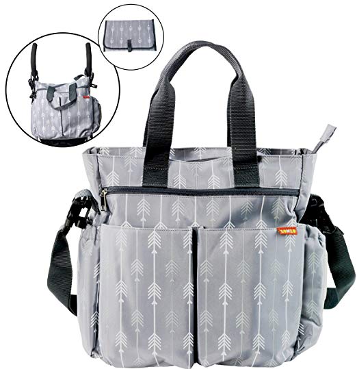 Diaper Tote Bag WaterproofDurable Baby Carrier Shoulder Strap