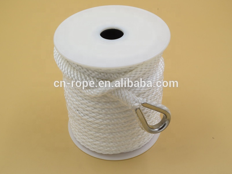 3 twisted strand anchor rope nylon rope manufacturer rope anchor