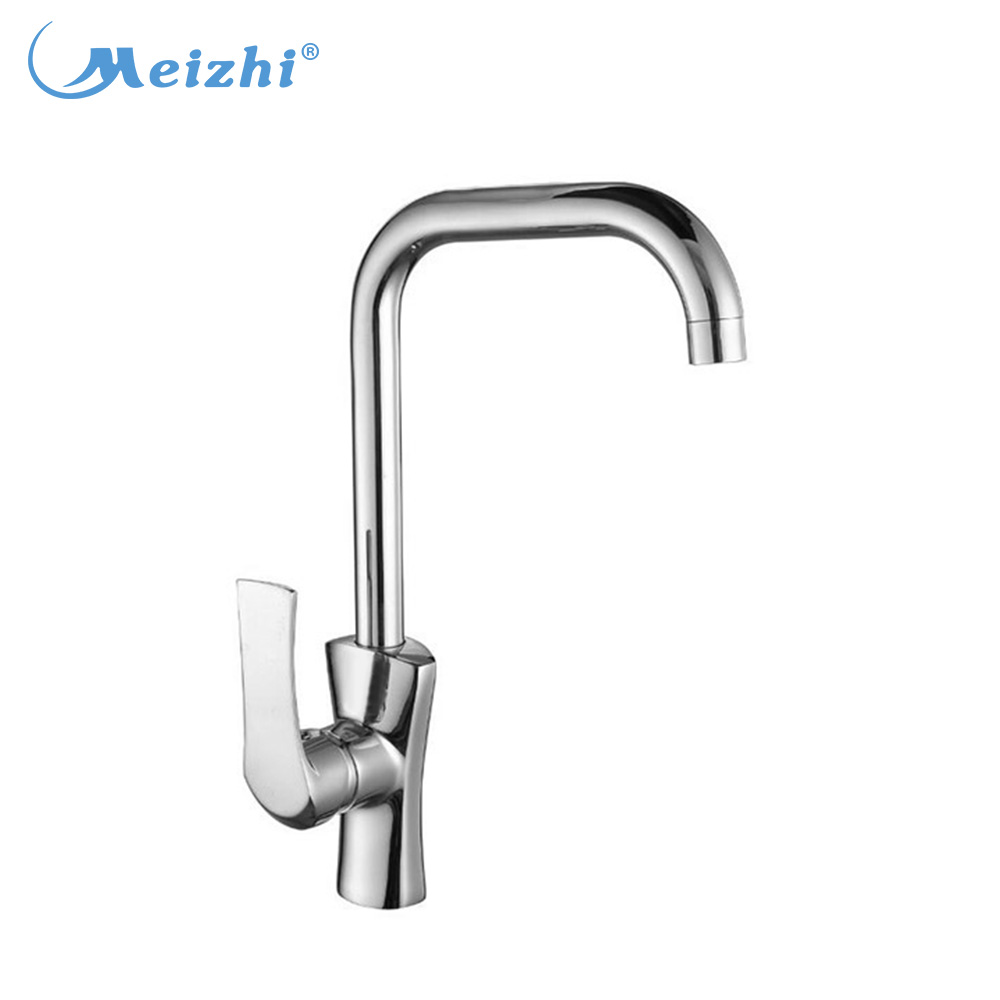 Modern fashion chrome brass faucet for kitchen sink