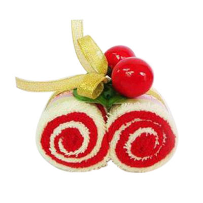 luxury custom creative Christmas/wedding gifts cupcake souvenir cake gift kitchen towel