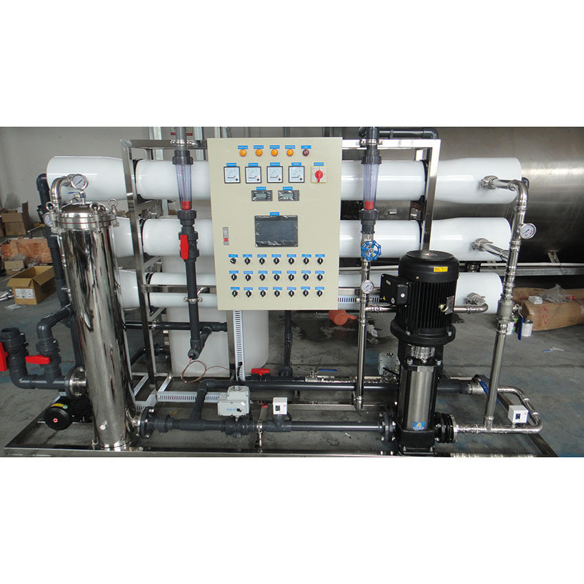 Touch screen in 6000LpH reverse osmosis(RO) water treatment plant