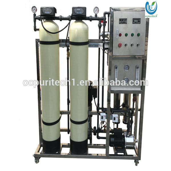 pure drinking water treatment plant equipment specification with tanks