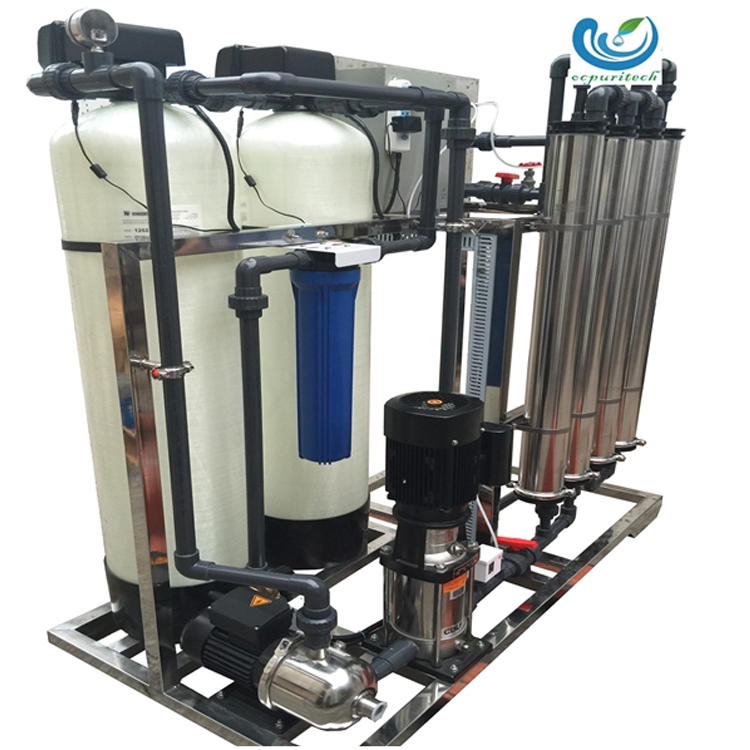 1000LPH water treatment plant dialysis with sand filter and carbon filter