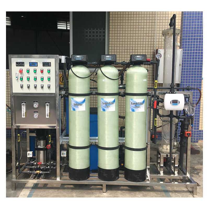 250 LPH reverse osmosis water treatment mixed bed system ro plant price