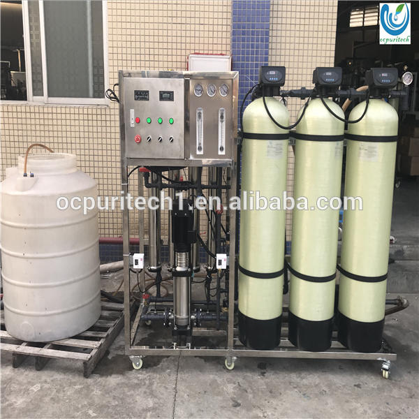 Laboratory solar ultraviolet water purification plant system with FRP tanks