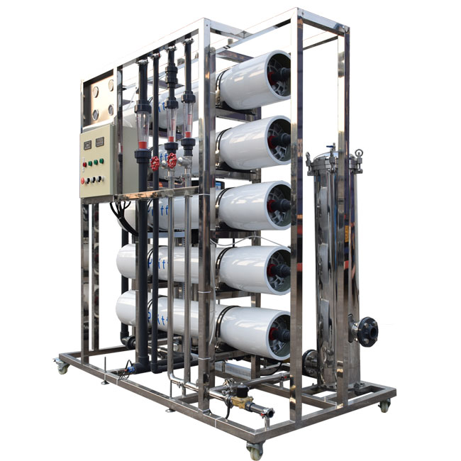 5T Osmosis Industrial Stainless Steel Frame RO Water Machine