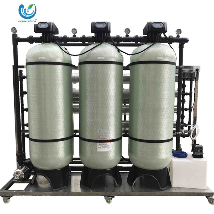 RO Water purifier spare parts 2T/H salt water treatment plant water bottle production line