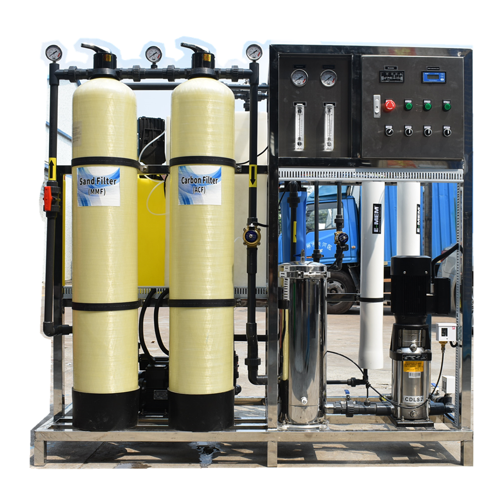 Guangzhou 500 LPH RO Plant pure water making machine
