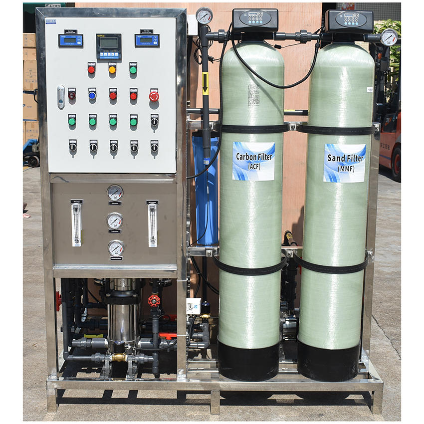 Reverse Osmosis pure water making machine 500l water treatment system