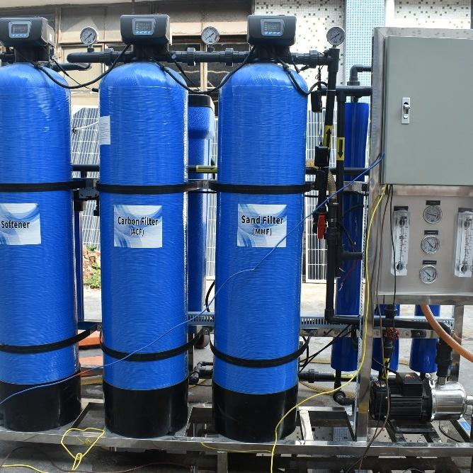 750LPH Solar energy Water Purification Systems Project RO PurifierReverse Osmosis Drinking water treatment