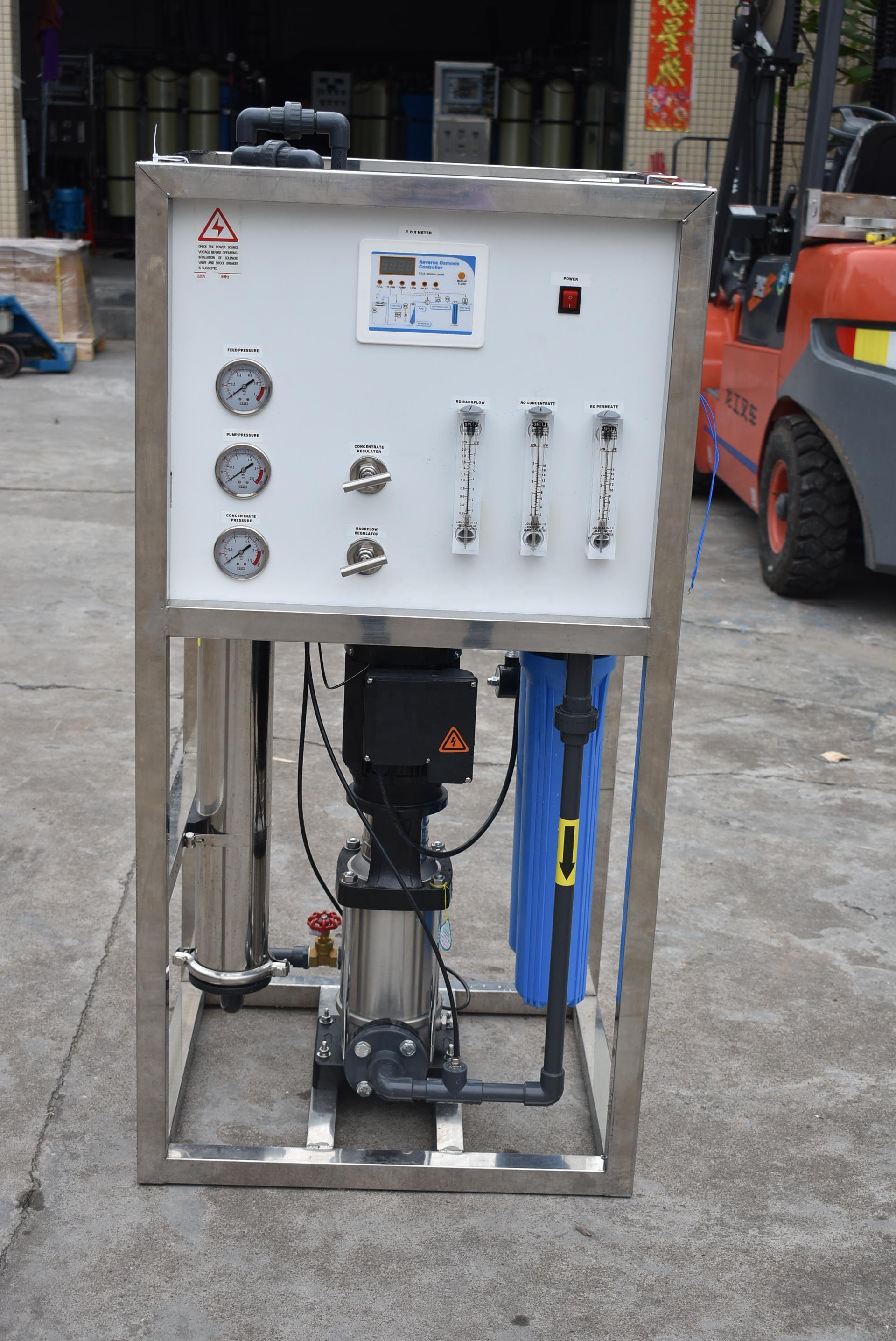 product-Ocpuritech-Industrial host 250 Liter Per Hour RO main Water Treatment Mini Small Water Plant