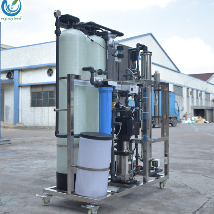 small RO machine 250L/H with water softener for drinking water treatment/reverse osmosis system