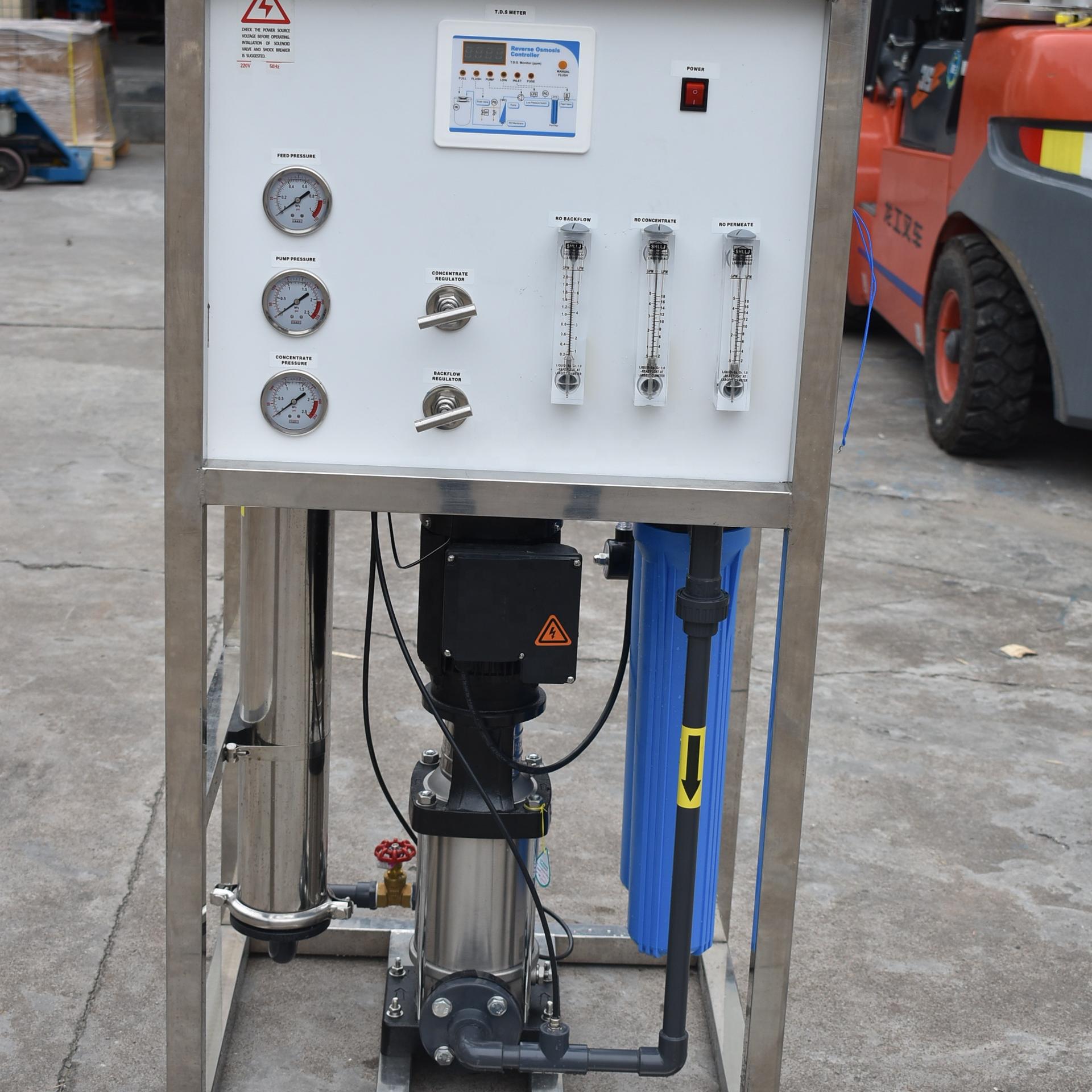 Industrial host 250 Liter Per Hour RO main Water Treatment Mini Small Water Plant