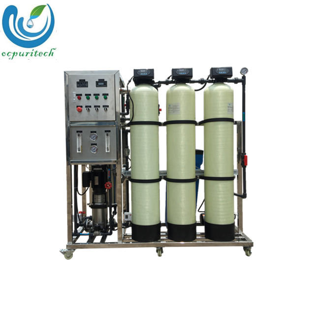 500LPH RO water plant water purifier with FRP tank