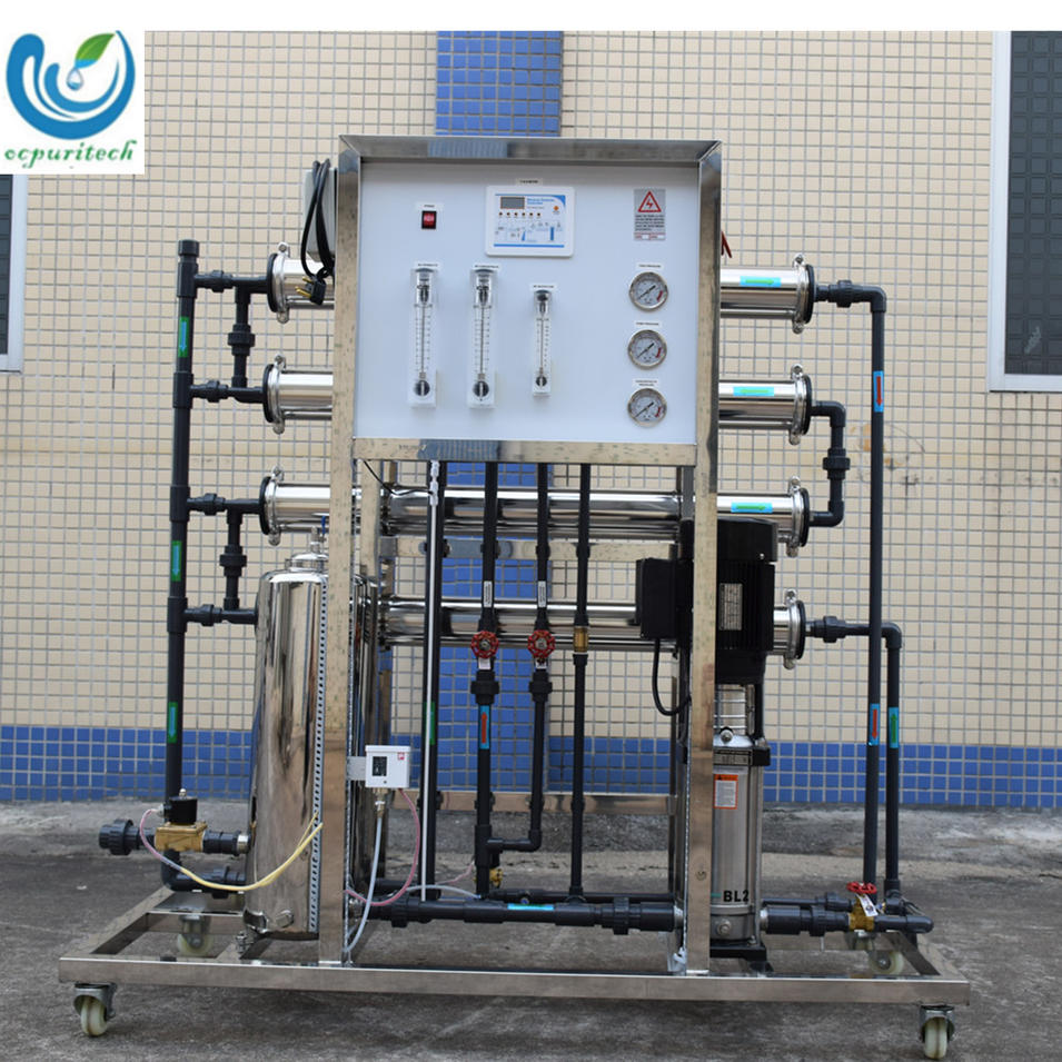 Small industrial manual/ auto ro water system plant 1000l/h water purifier