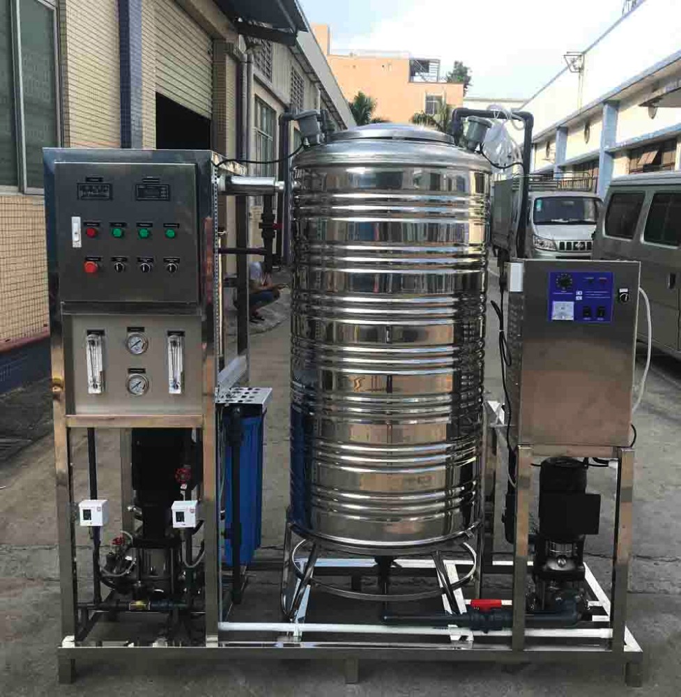 500LPH Portable Industrial Reverse Osmosis Water Purifiers Treatment Plant with Ozone