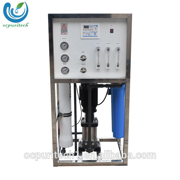 250LPH waste water treatment ro plant system with ro water purifier body