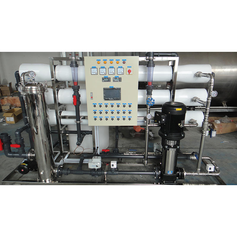 Processing water purification plant