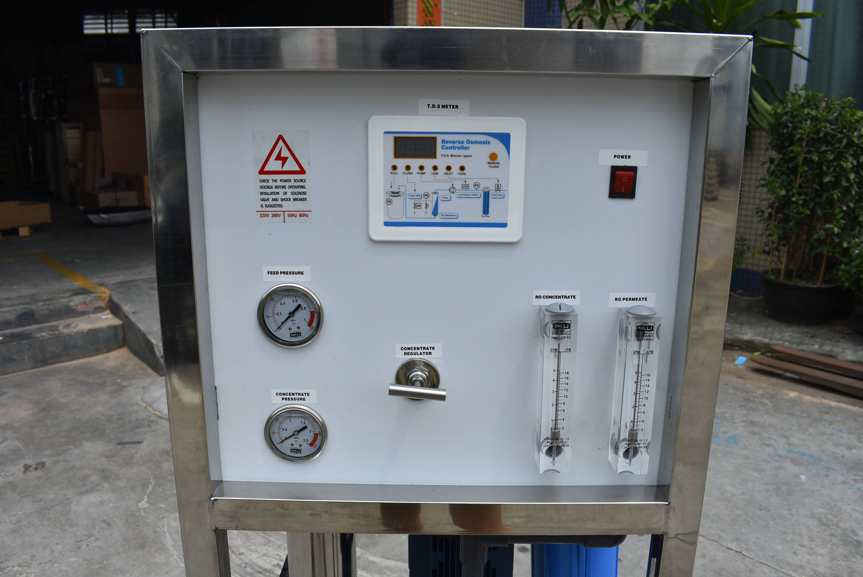 250LPH Reverse Osmosis RO Plant Water Purification Machines