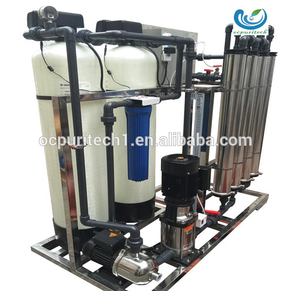 5 stage reverse osmosis 1TPH water filter system drinking fountain machine