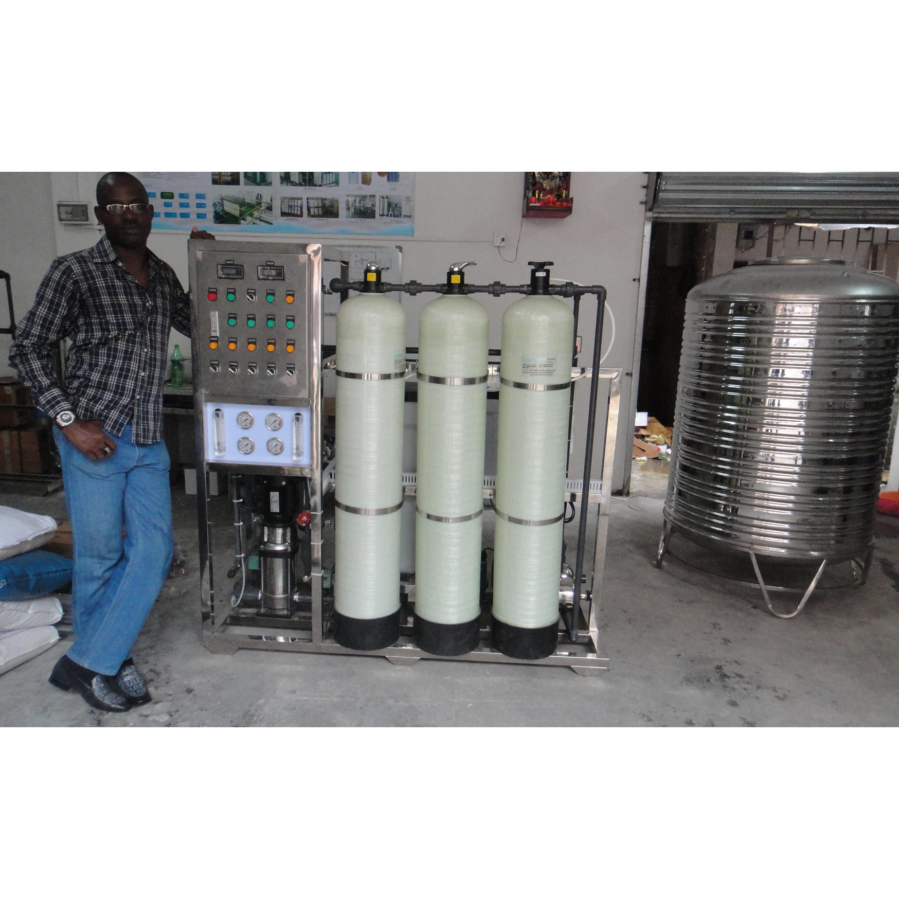 reverse osmosis ro plant industrial water treatment machine