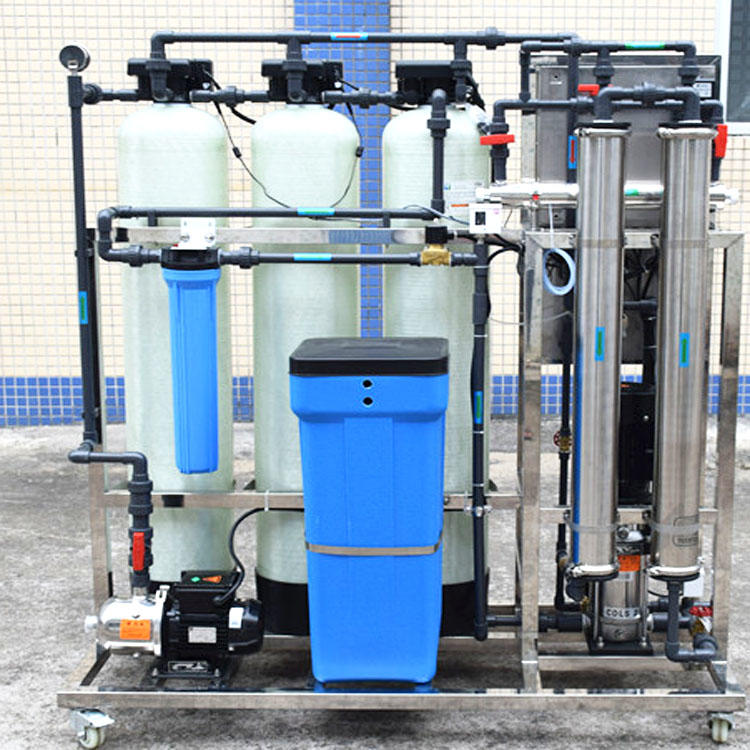 product-Ocpuritech-Small scale 500 litres per hour capacity reserve osmosis water treatment plant-im