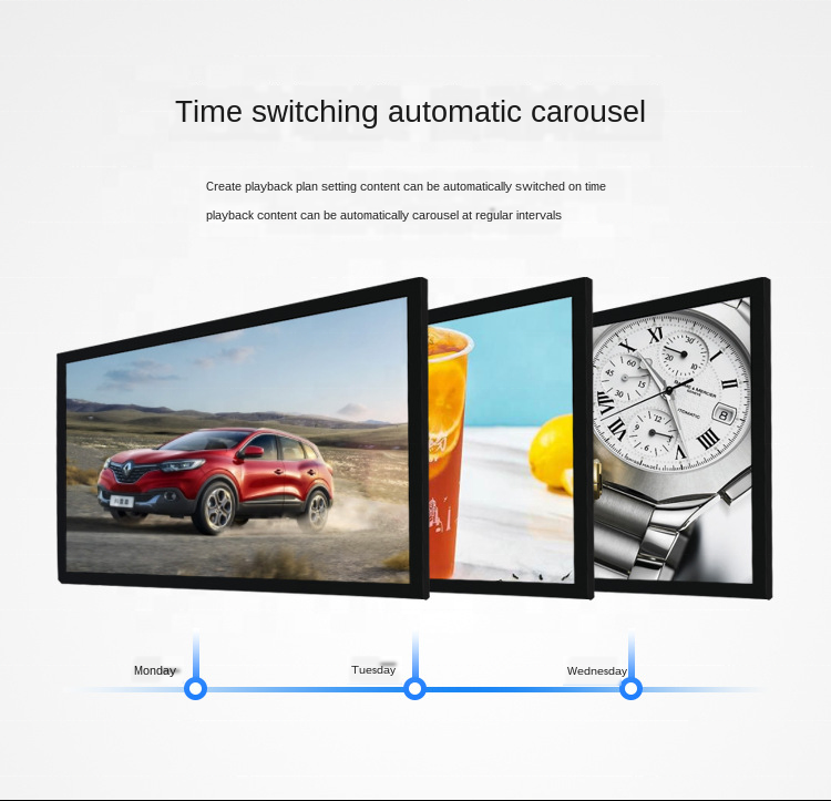 Fast delivery the best advertising small digital signage display mobile billboard
