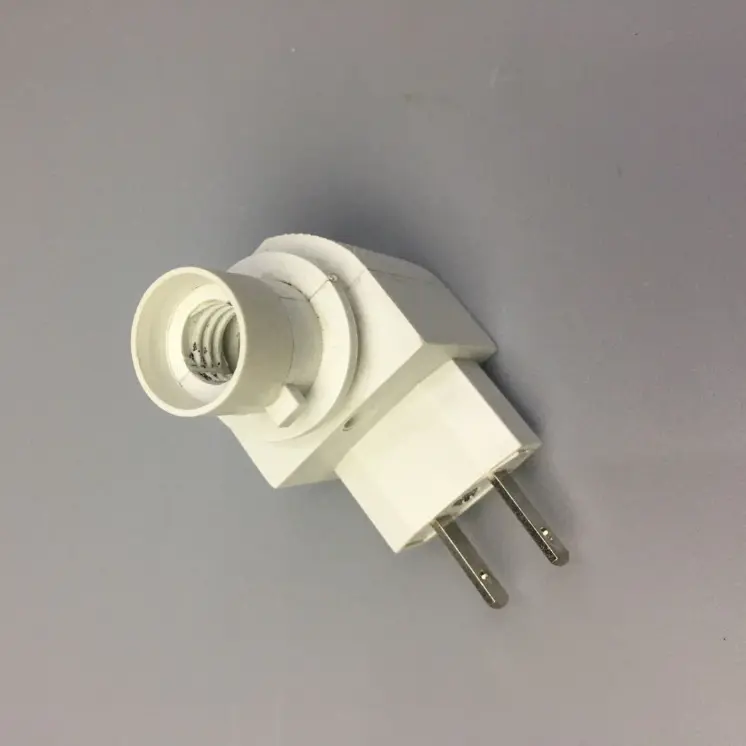 GL-082- GY3 CE ROHS European or USA plug E12 Sensor night light electrical plug socket lamp holder with 5W 7W 15W 220V