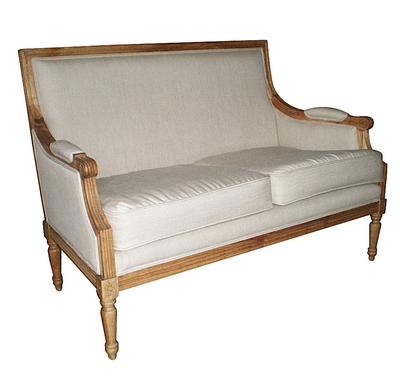 French chaise lounge sofa with oak Frame HL220-2
