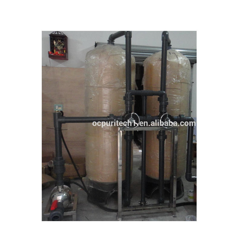 10TPH FRP tank sand filter carbon filter water treatment system