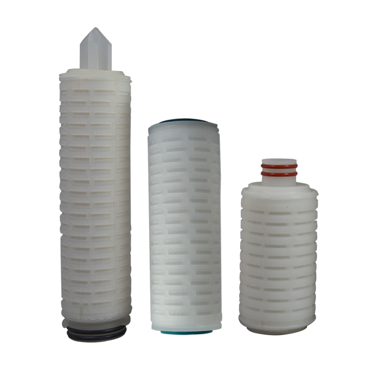 Chinese high quality refillable pes pleated filter cartridge