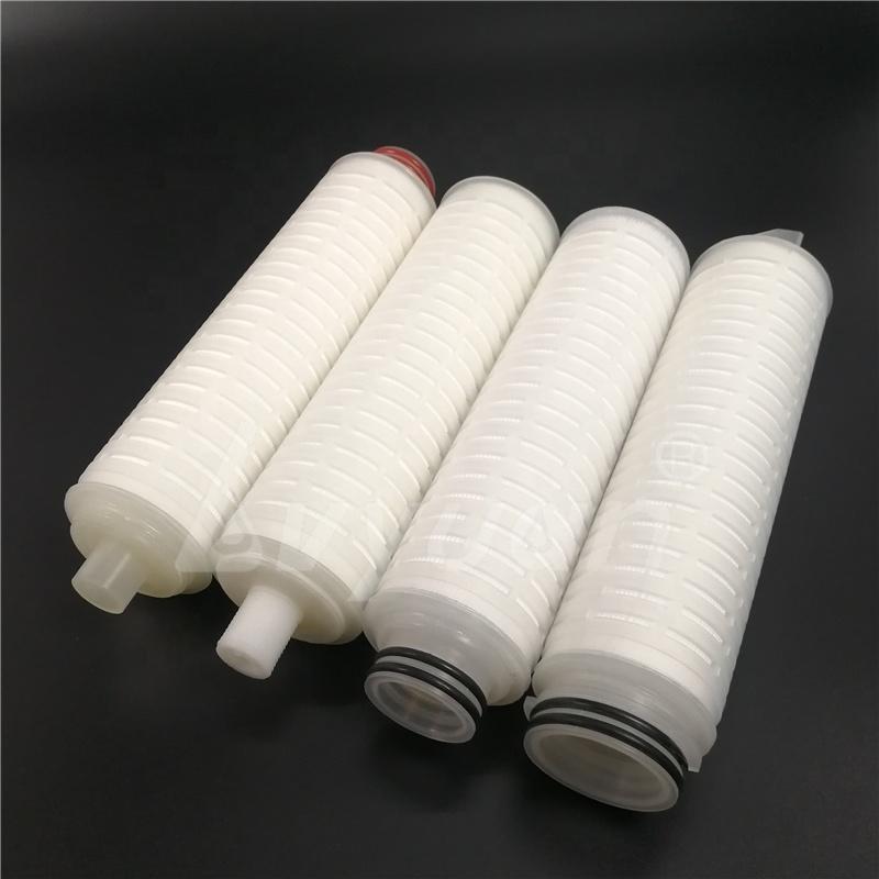 DOE hydrophilic pp micropore membrane pleated filter element/hydraulic filter element with 5 micron