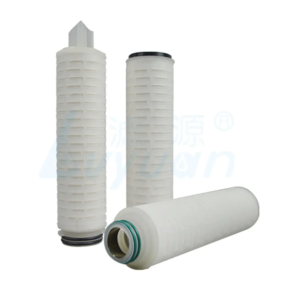 10 inch 0.4 micron filters cylinder water filter with stainless steel cartridge filter housing for water filtration