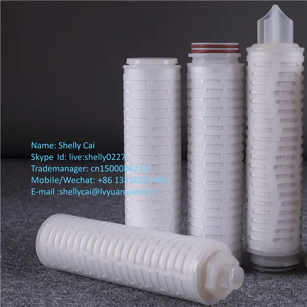5 micron Pvdf Cartridge Filter for water purifying