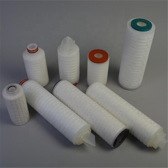 0.1 0.2 0.5 1 5 micron PP Pleated Water Filter Cartridge For cutting oil Filtration