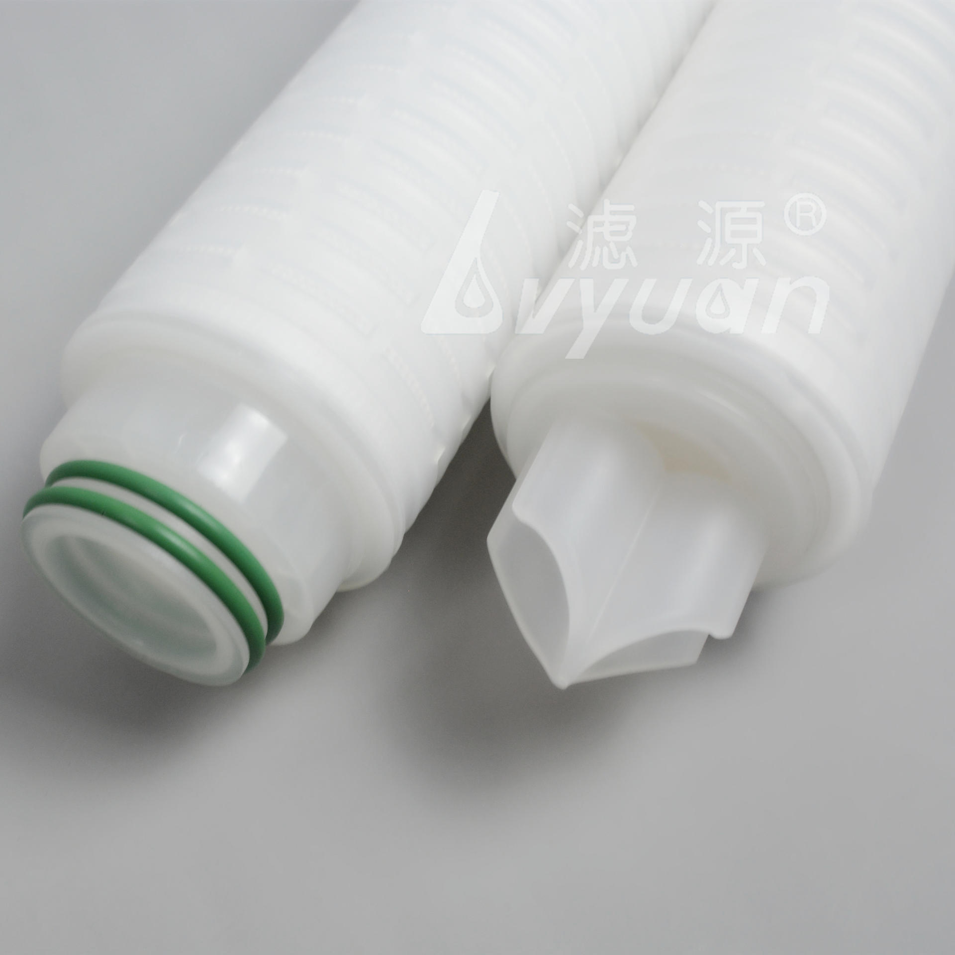10 20 30 40 inch PVDF Membrane Pleated Filter Cartridge/Filter Element for Liquid Pre-Filtration