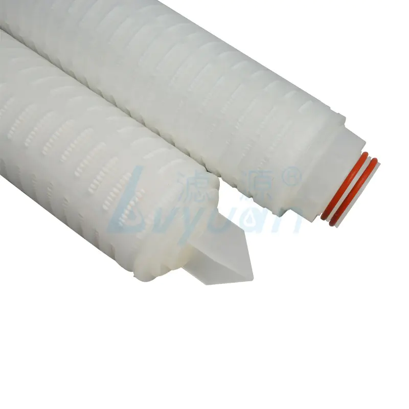 China manufacture replacement customized length ptfe pleated membrane filter cartridge for water filtration