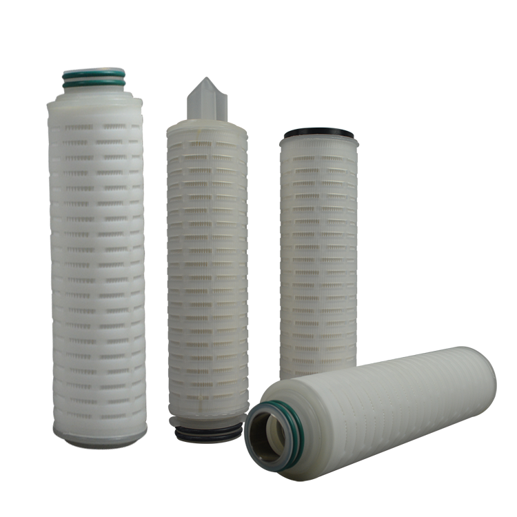 China supplier 10 inch pleated folded cartridge filter/222 pleated filter for water filter cartridge replacement