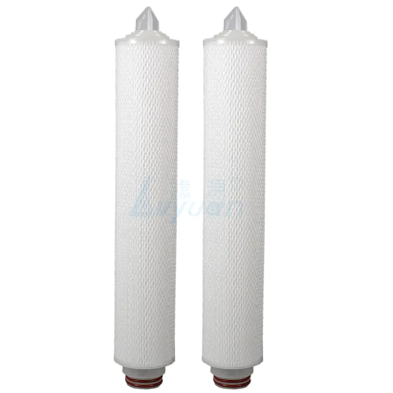 high efficiency 0.1 0.22 0.45 0.65 1 micron pp filter pleated membrane filter cartridge high flow filter