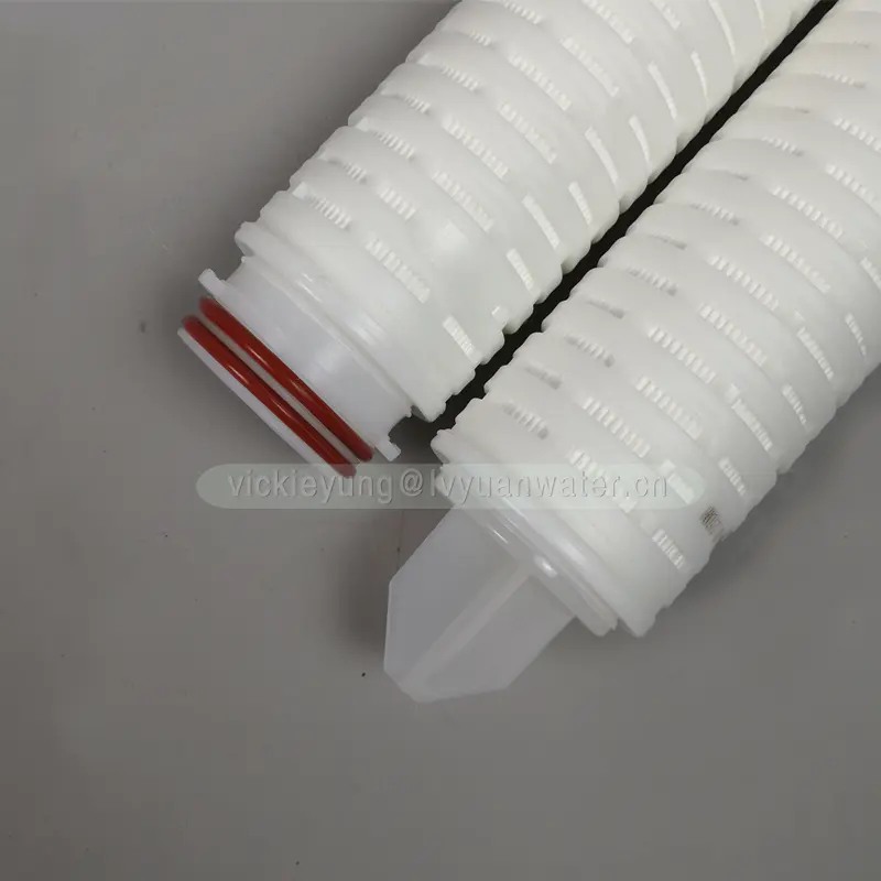 10 inch SOE 222 1 micron PP/Polypropylene pleated sediment water filters for wine liquid filtration