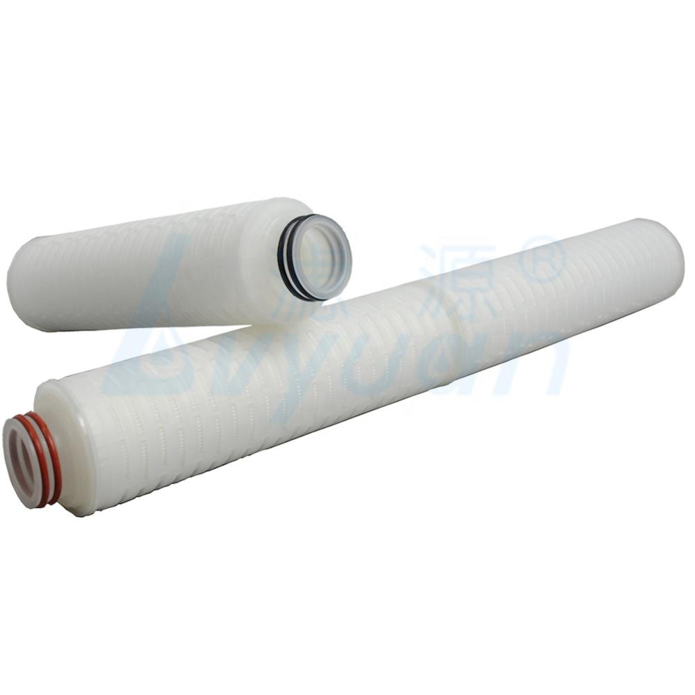 0.2 micron membrane water filter 20 inch pleated filter cartridge for beverage filtration 1 box/25/pcs