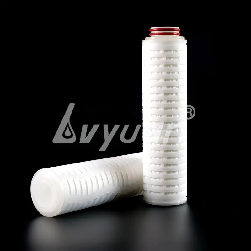 5 1 micron PP Pleated water filter cartridge for wine/beer/ethanol/oil pre-purification