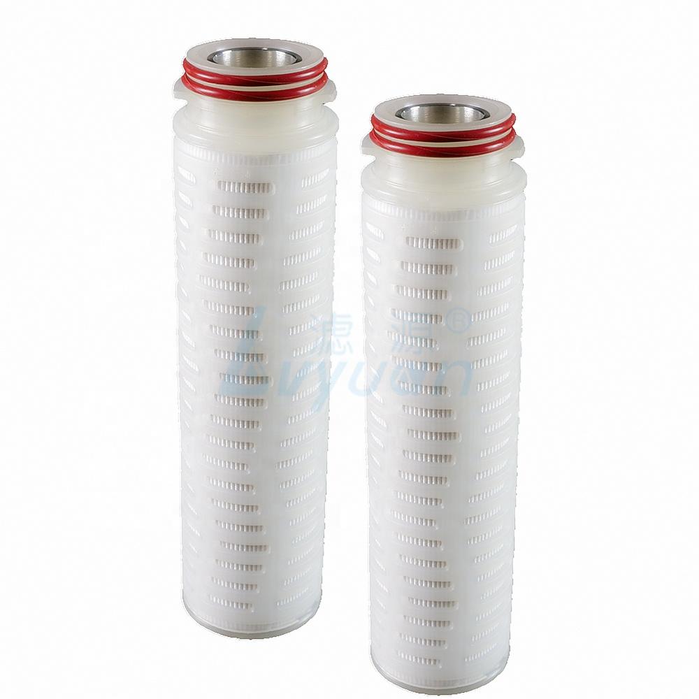 226 DOE end caps pleated water cartridge filter for waste water filtration