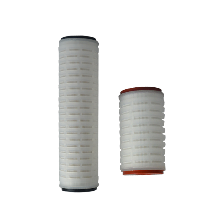 Manufacture micro membrane 10/20 inch pleated polypropylene filter cartridge for water treatment replacement